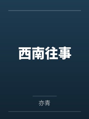 西南往事