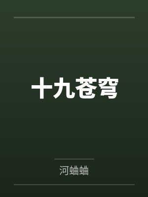 十九苍穹笔趣阁无弹窗