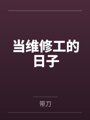 当维修工的日子