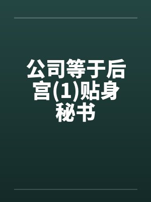 公司等于后宫(1)贴身秘书