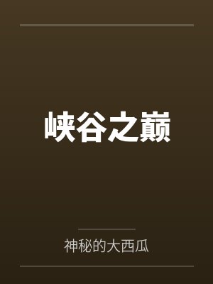 峡谷之巅笔趣阁无弹窗